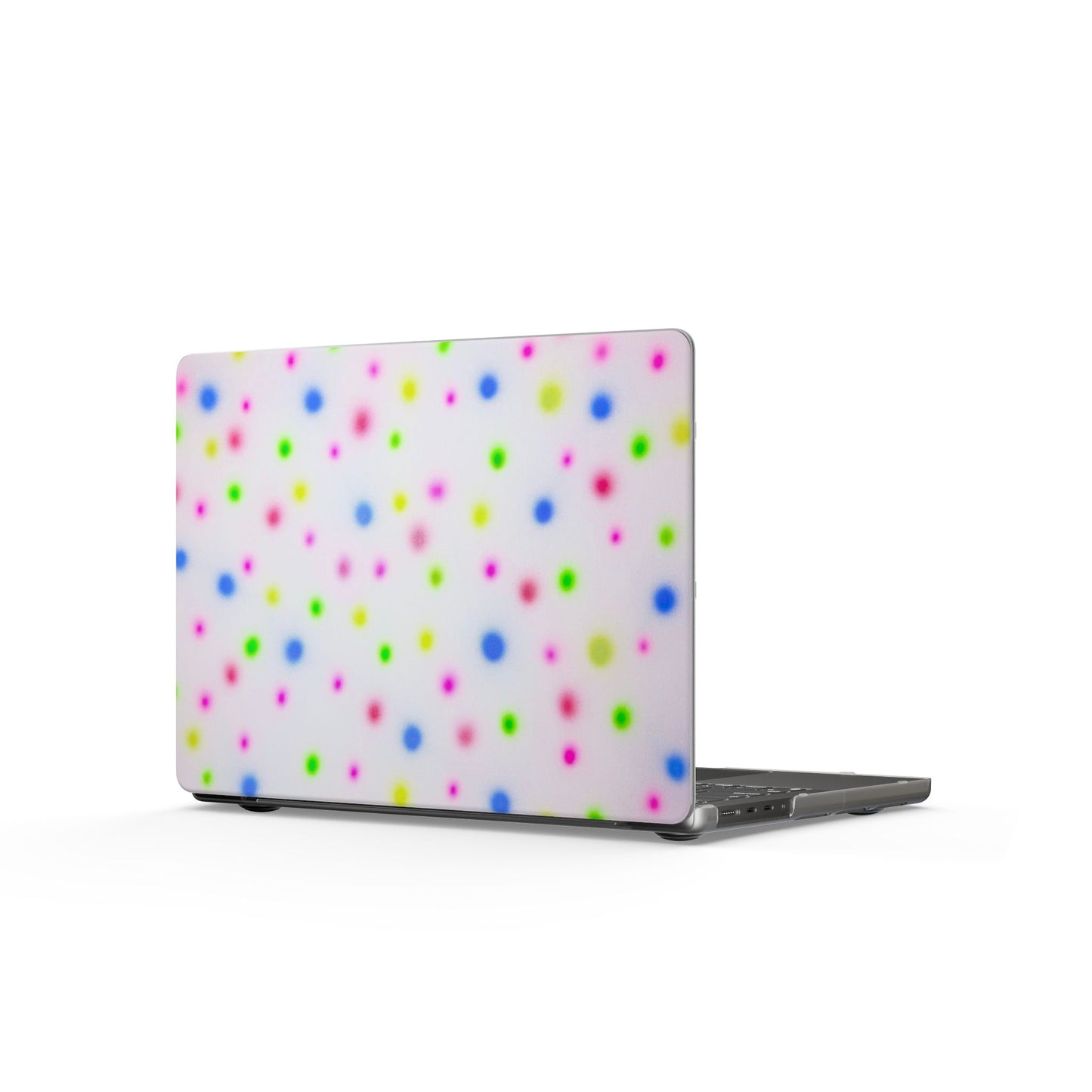 "birthday cake polka dot" airbrush matte macbook case
