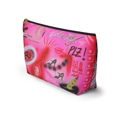 "extra dirty, plz" airbrush makeup pouch