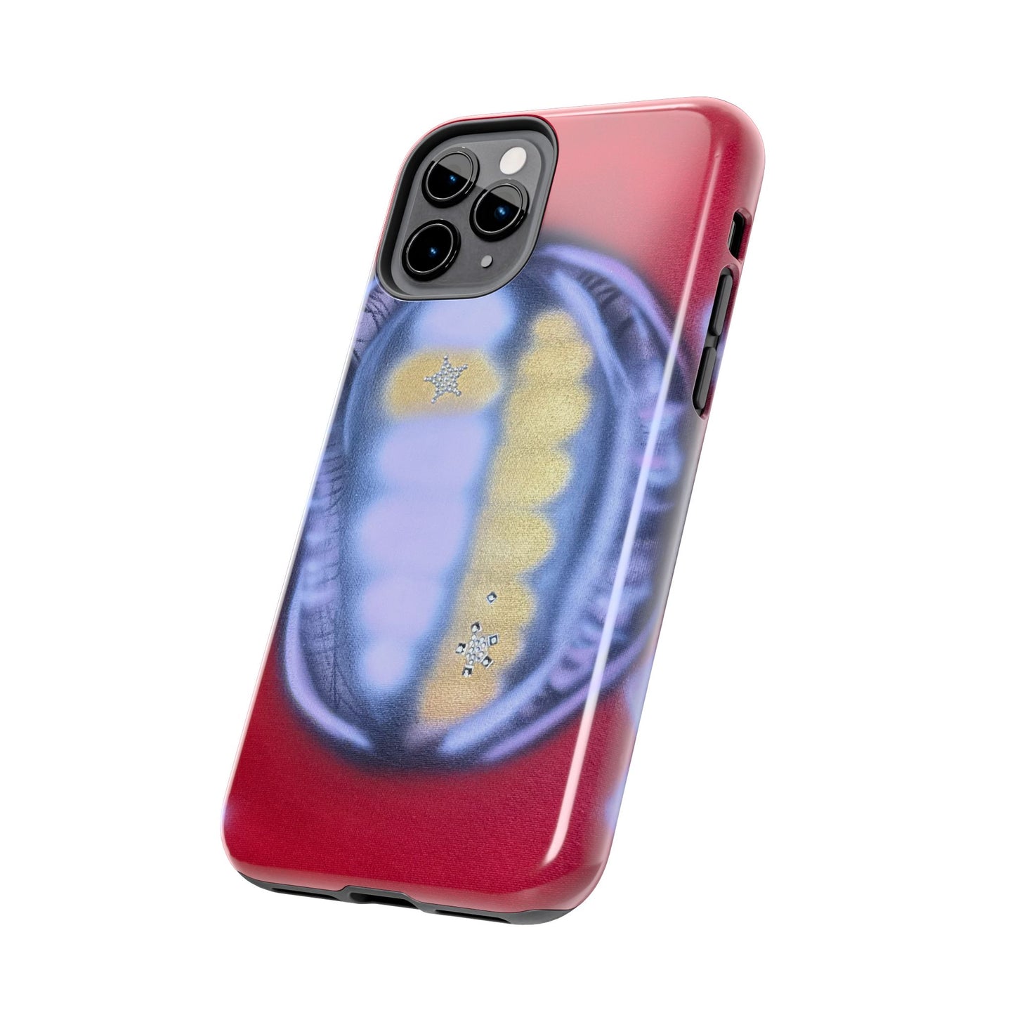 "bite me bling" airbrush iPhone case
