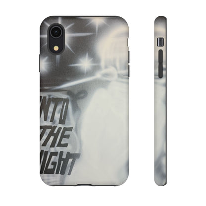 "into the night" airbrush iPhone case