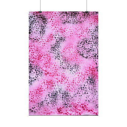 "pink cheetah pt. 2" airbrush rolled print