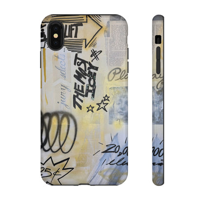 "golden glacier" airbrush iPhone case