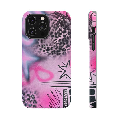 MagSafe "onyx cheetah" airbrush iPhone case
