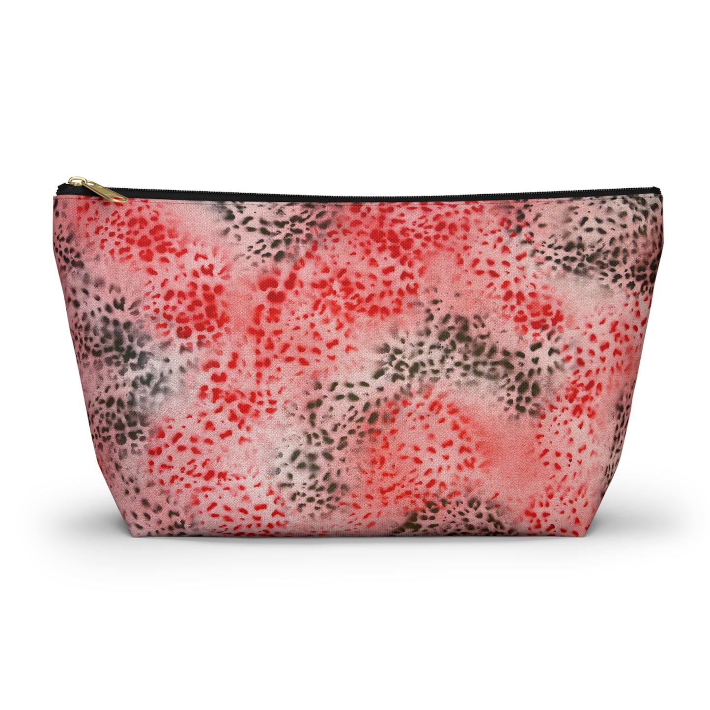"red cheetah" airbrush makeup pouch