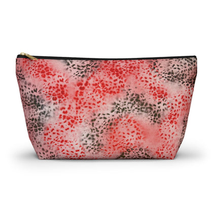 "red cheetah" airbrush makeup pouch