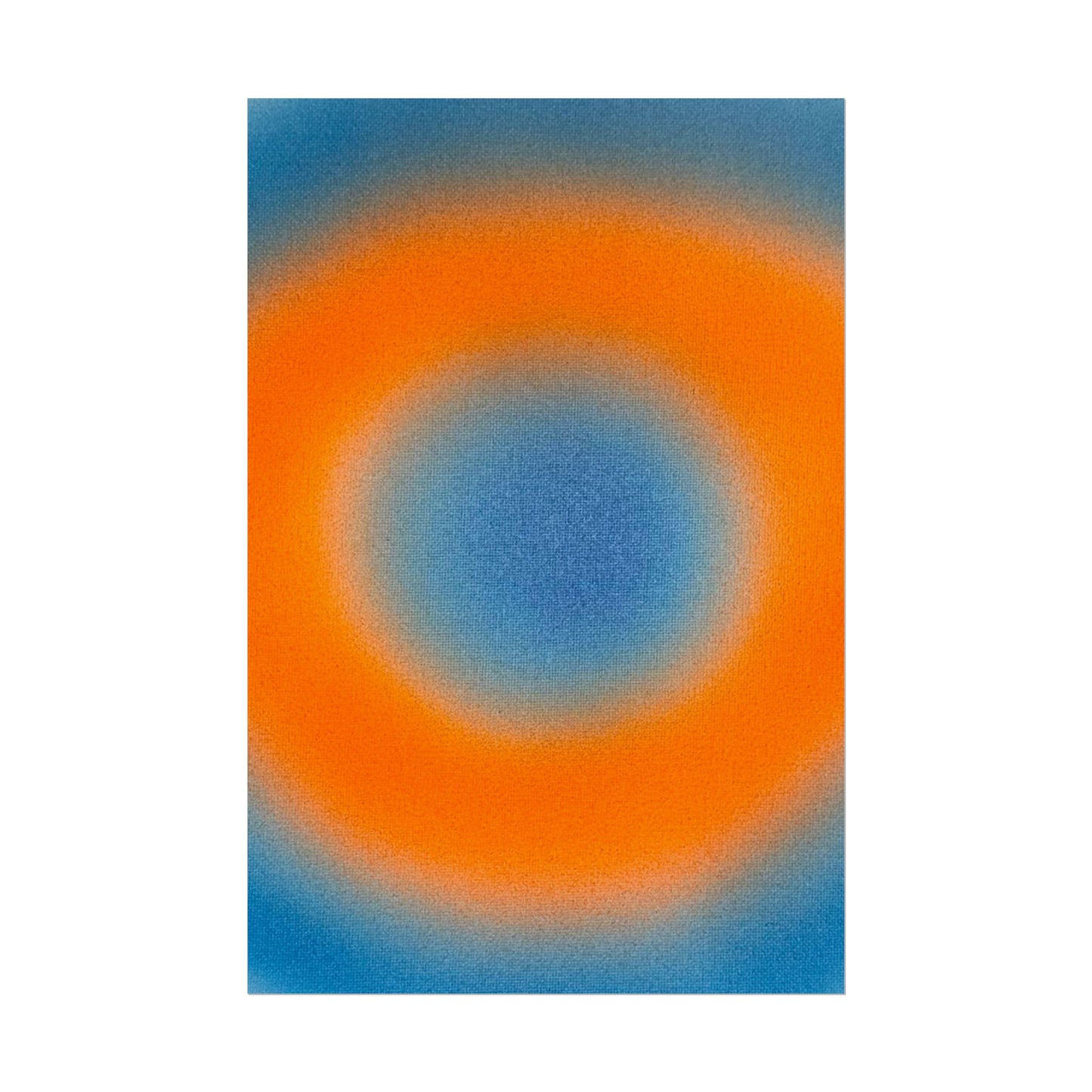 "citrus sky aura" airbrush rolled print