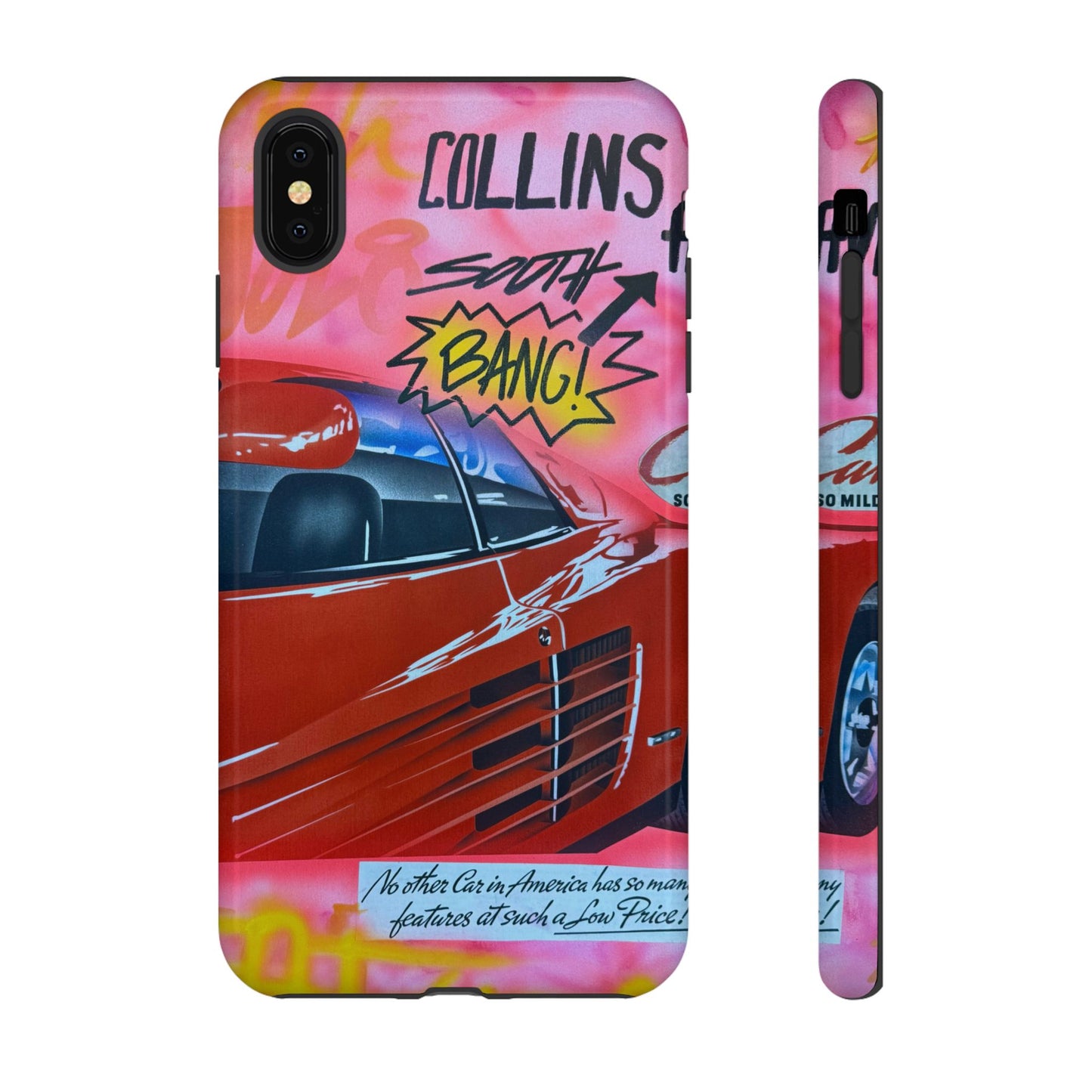 "miami momentos" airbrush iPhone case