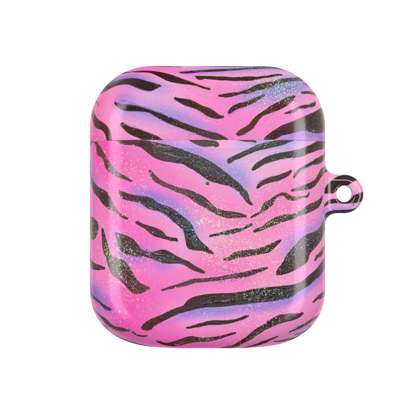 "glitter zebra" airbrush airpod cases