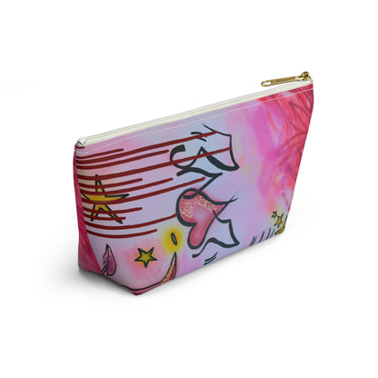 "cherry luvr" airbrush makeup pouch