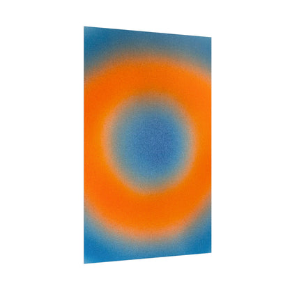 "citrus sky aura" airbrush rolled print