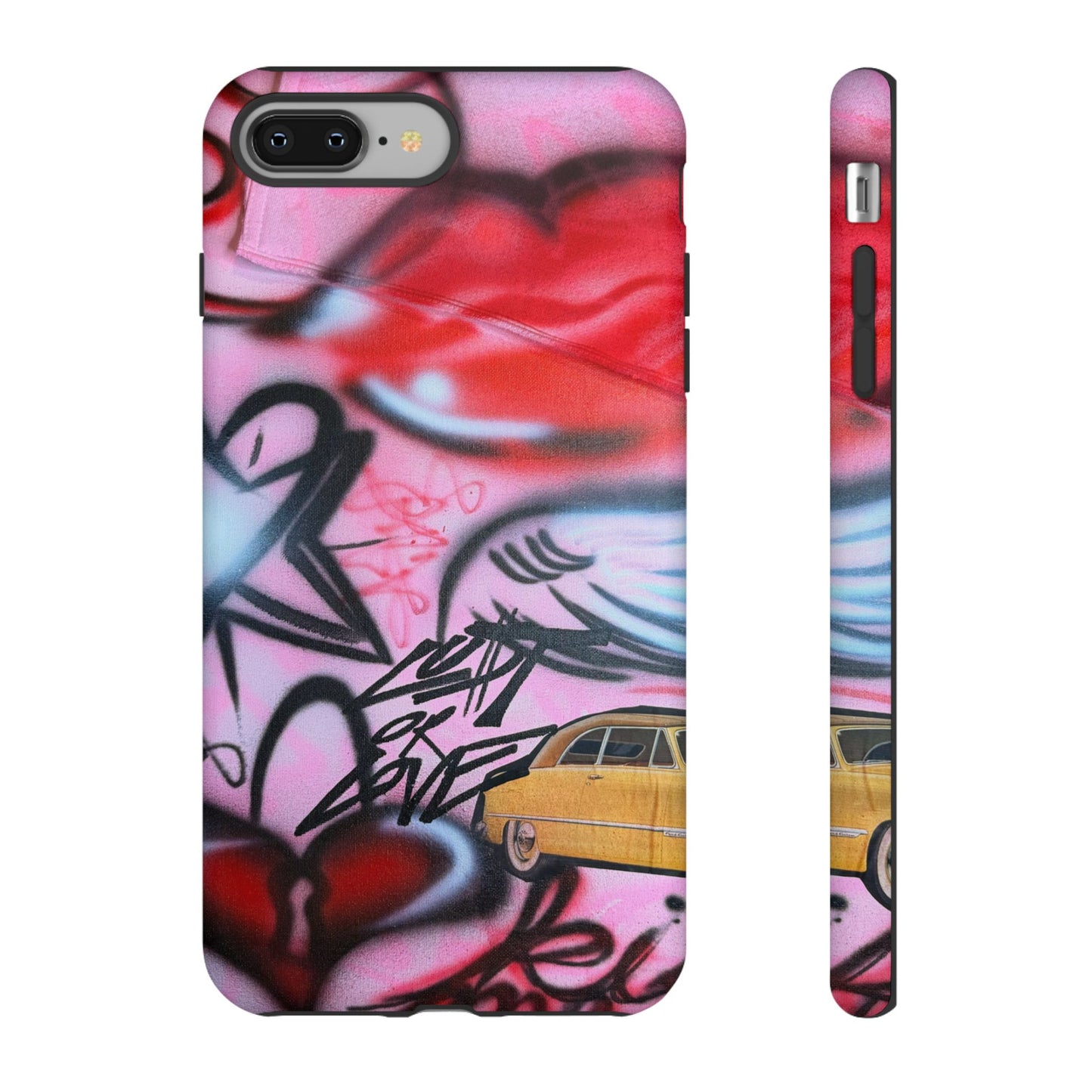 "lust or love" airbrush iPhone case