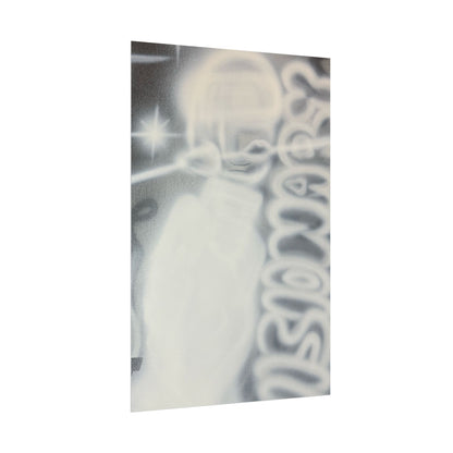 "visionary" airbrush rolled print