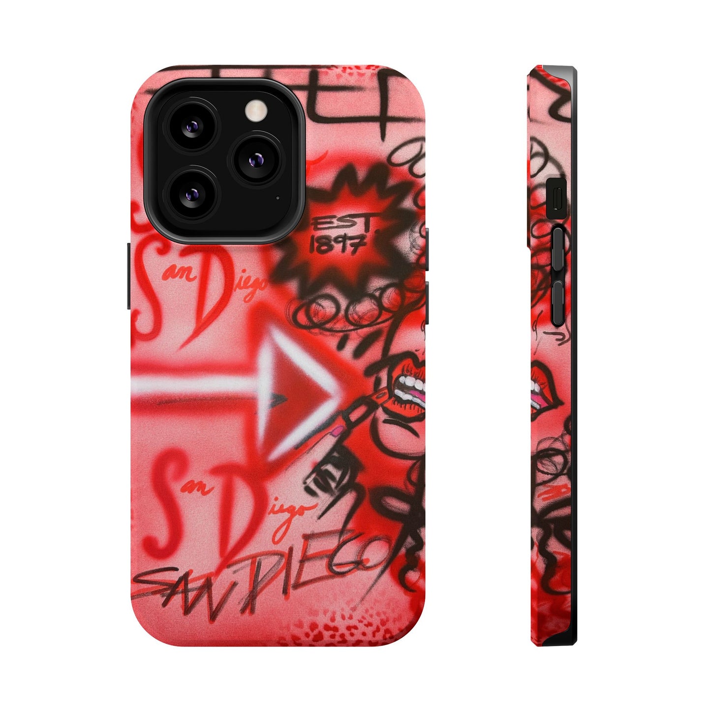 MagSafe "san diego" airbrush iPhone case