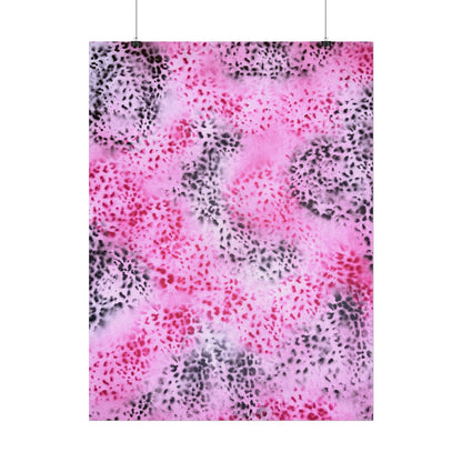 "pink cheetah pt. 2" airbrush rolled print
