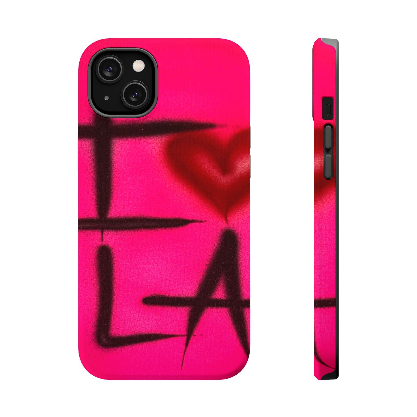MagSafe "i <3 LA" airbrush iPhone case