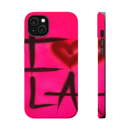 MagSafe "i <3 LA" airbrush iPhone case