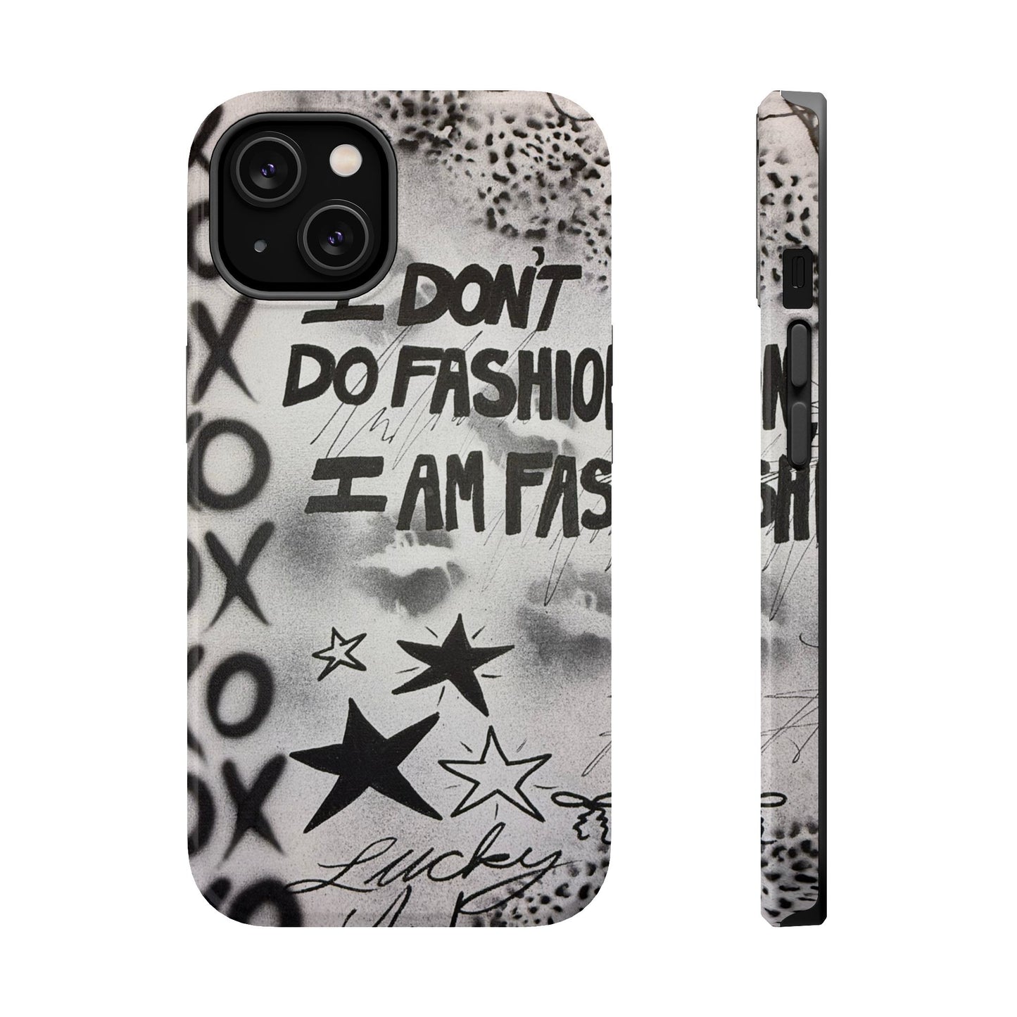 MagSafe "i am fashion" airbrush iPhone case