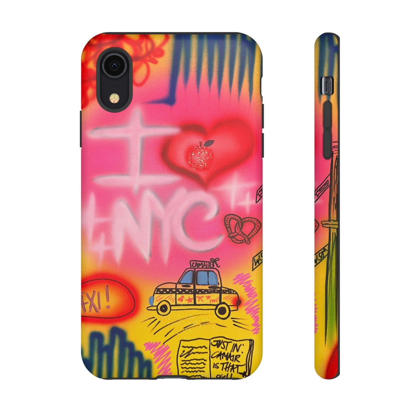 "in the city" airbrush iPhone case