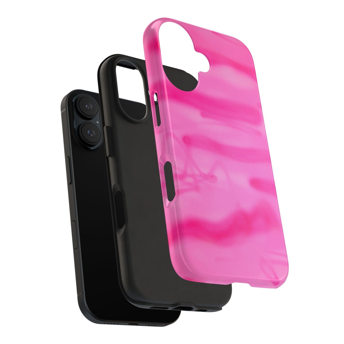 "pink camo" airbrush iPhone case