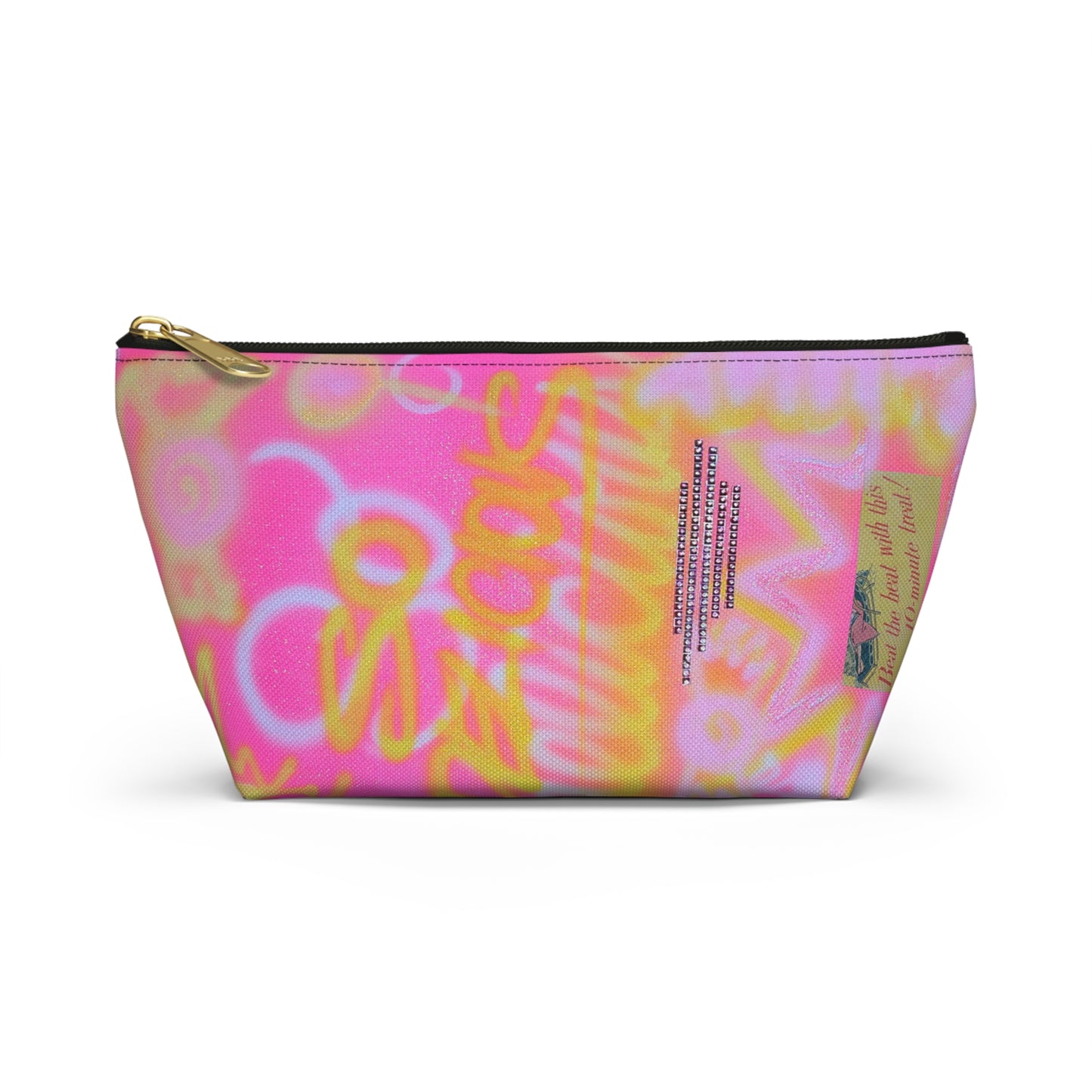 "so delicious" airbrush makeup pouch