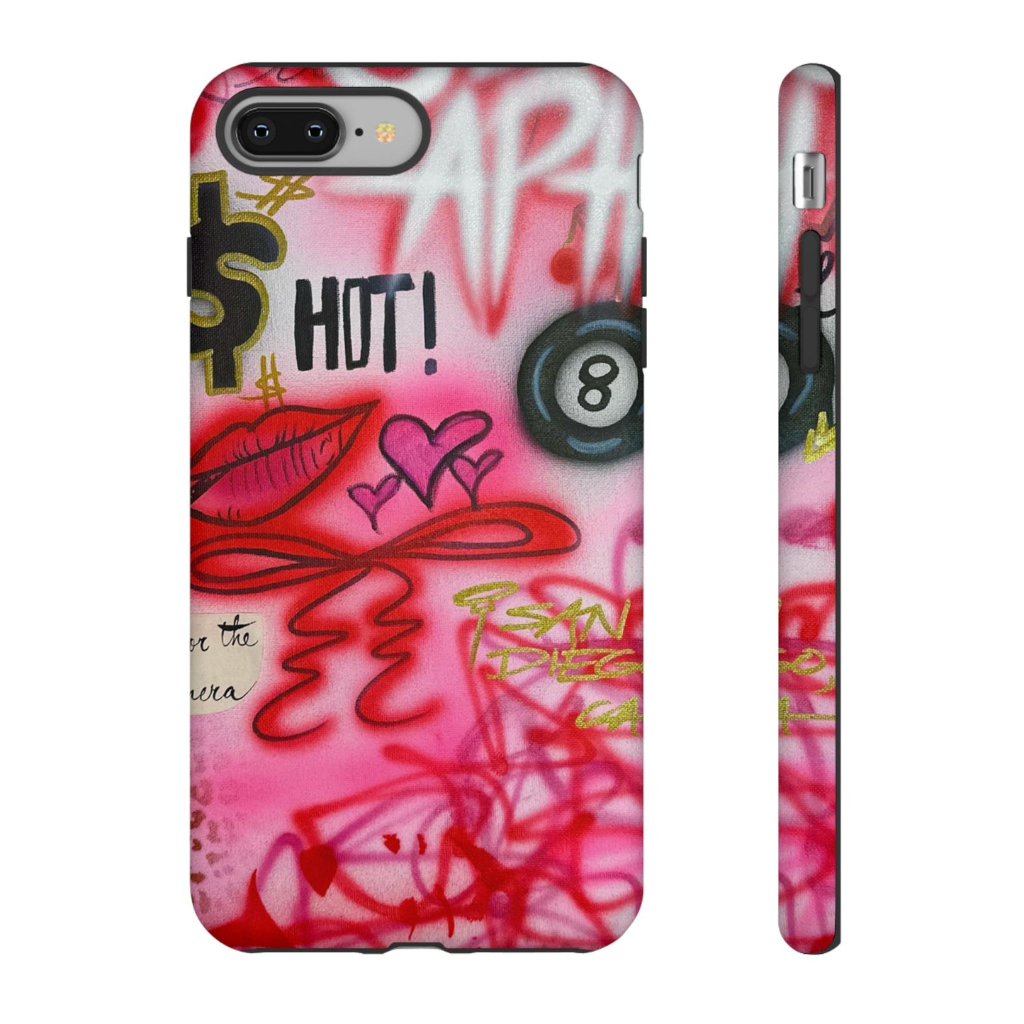 "IT girl" airbrush iPhone case