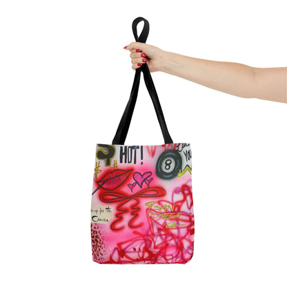 "IT girl" airbrush tote bag