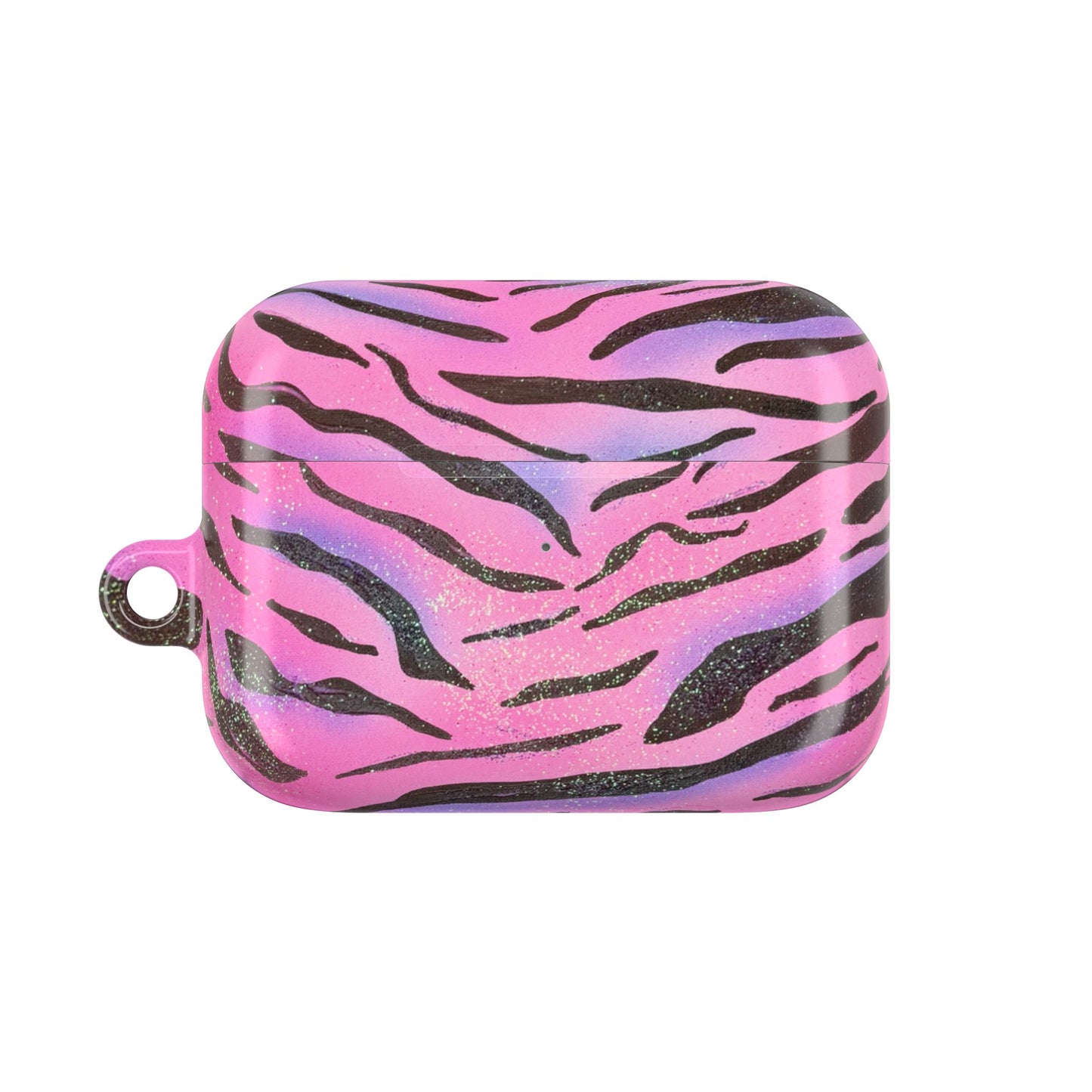 "glitter zebra" airbrush airpod cases
