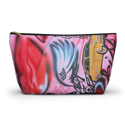 "lust or love" airbrush makeup pouch