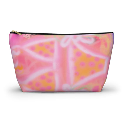 "yellow polka dot bikini" airbrush makeup pouch