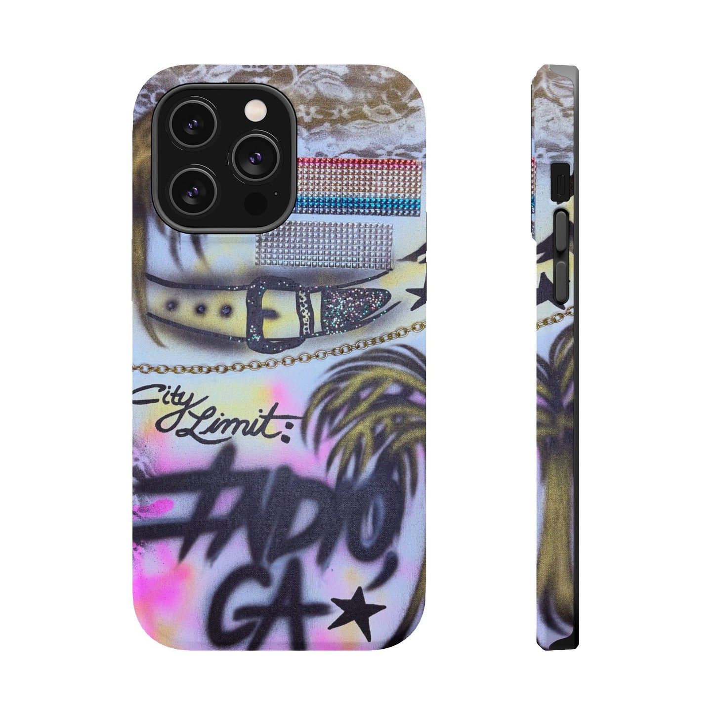 MagSafe "indio, ca" airbrush iPhone case