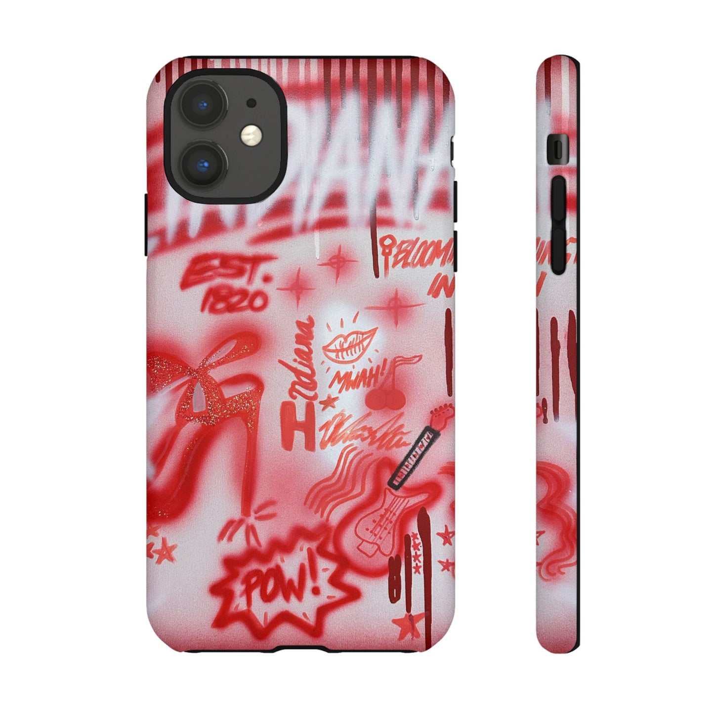 "indiana" airbrush iPhone case