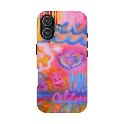 "mornings in malibu" airbrush iPhone case