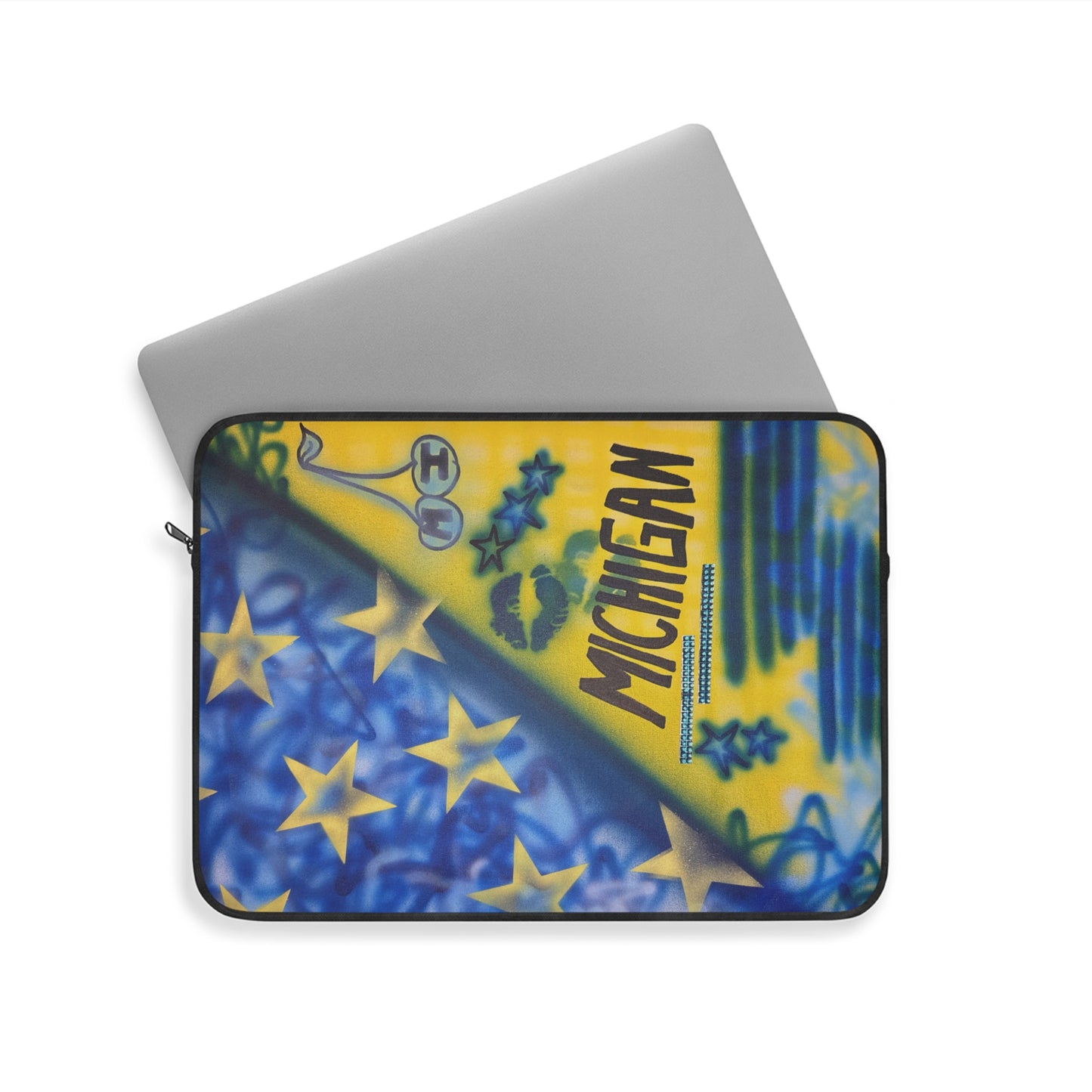 "ann arbor, mi" airbrush laptop sleeve