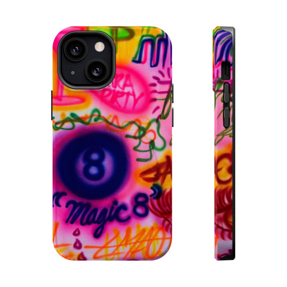 MagSafe "colorful chaos" airbrush iPhone case