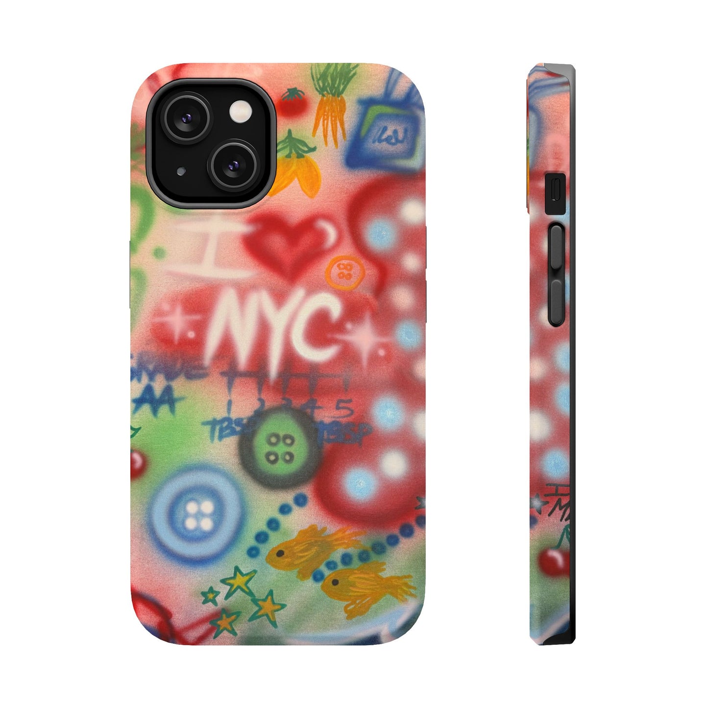 MagSafe "i <3 NYC" airbrush iPhone case