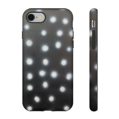 "coconut noir polka dot" airbrush iPhone case