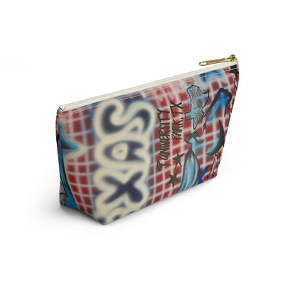 "texas" airbrush makeup pouch