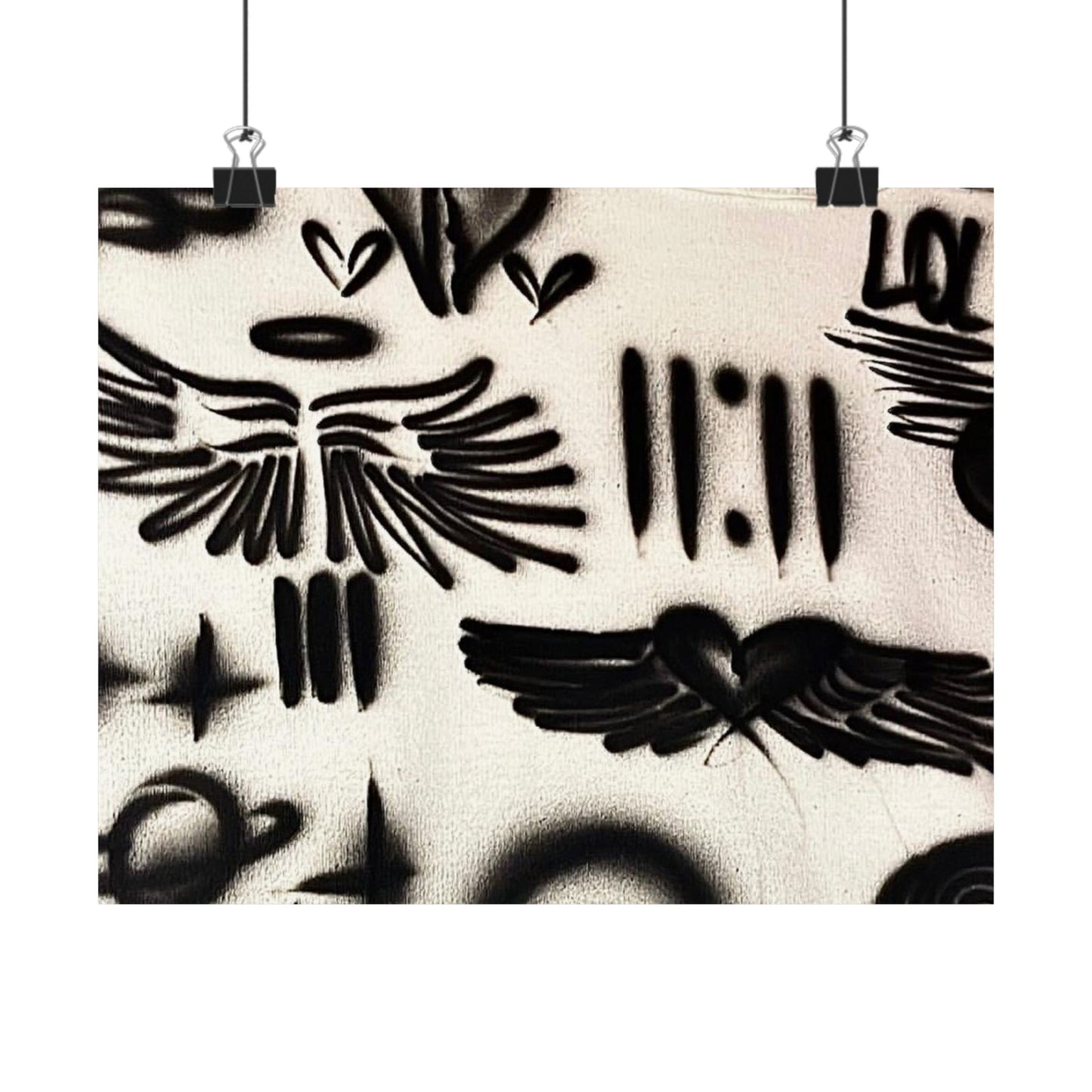 "angel energy" airbrush horizontal print