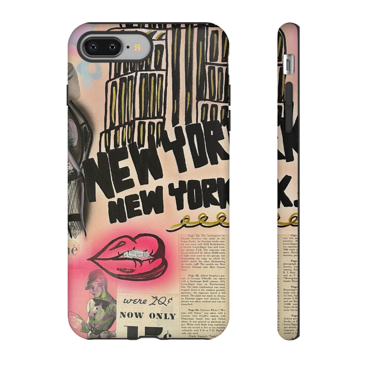 "new york, new york" airbrush iPhone case
