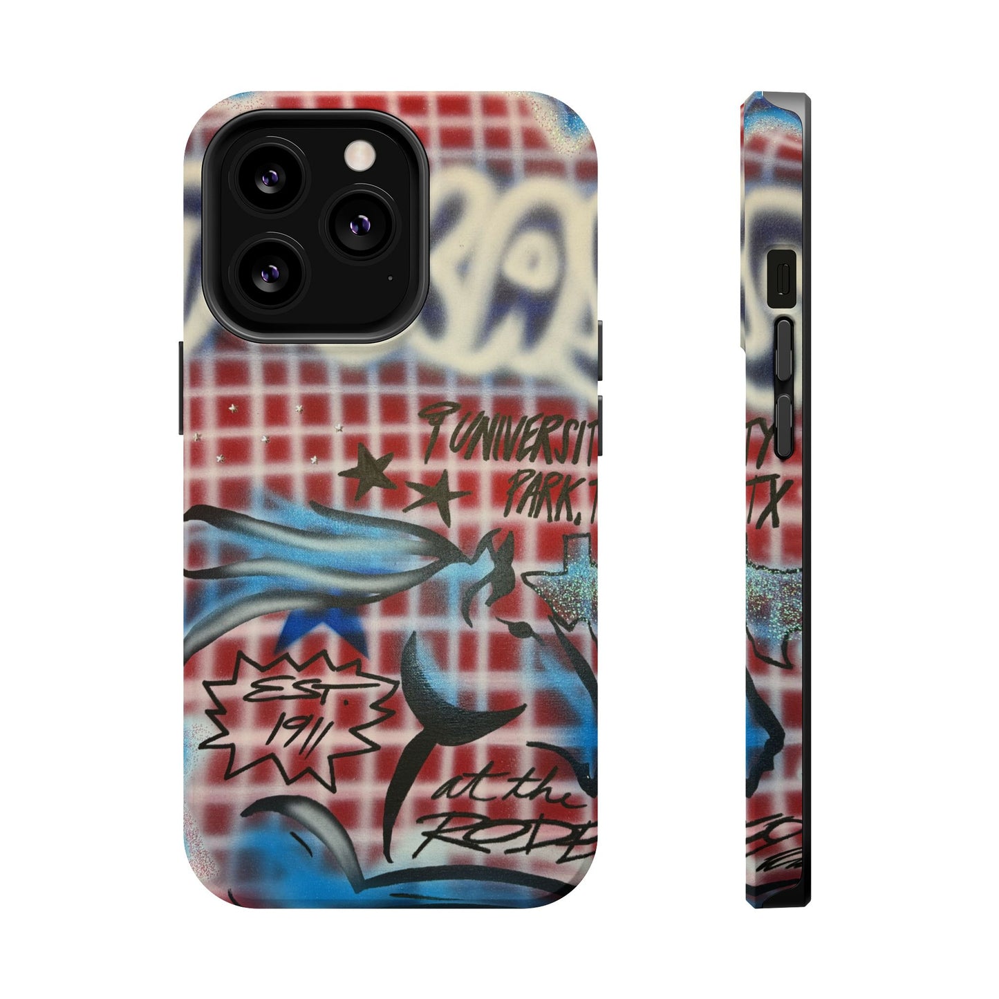 MagSafe "texas" airbrush iPhone case