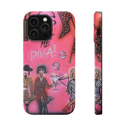 MagSafe "party diva" airbrush iPhone case