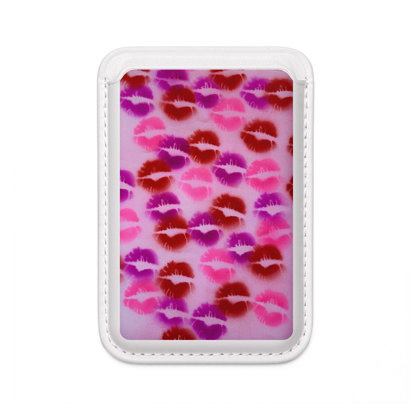 "mwah!" airbrush vegan wallet (Magsafe® Compatible)