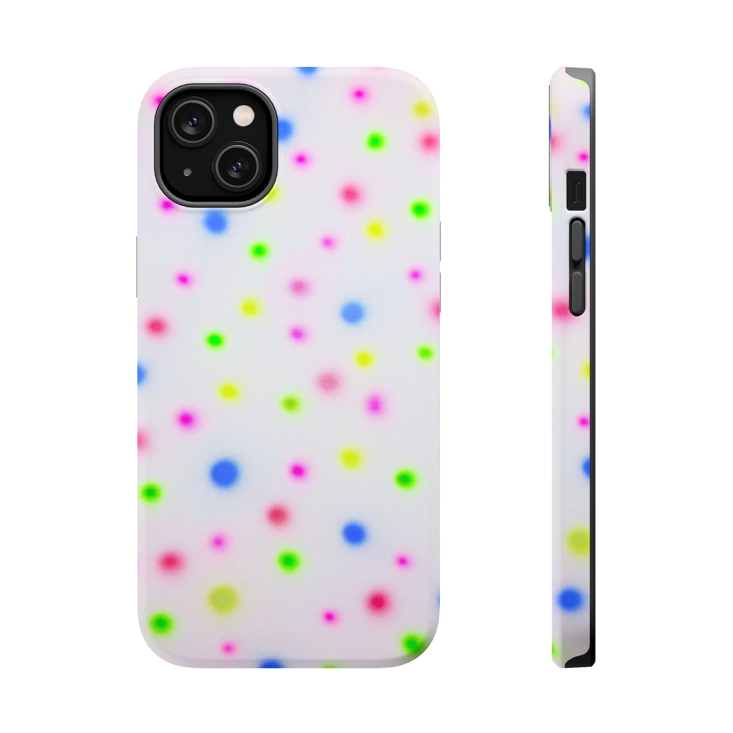 MagSafe "birthday cake polka dot" airbrush iPhone case