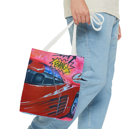 "miami momentos" airbrush tote bag