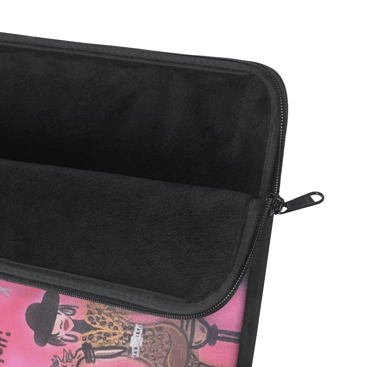"party diva" airbrush laptop sleeve