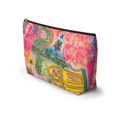 "new orleans" airbrush makeup pouch