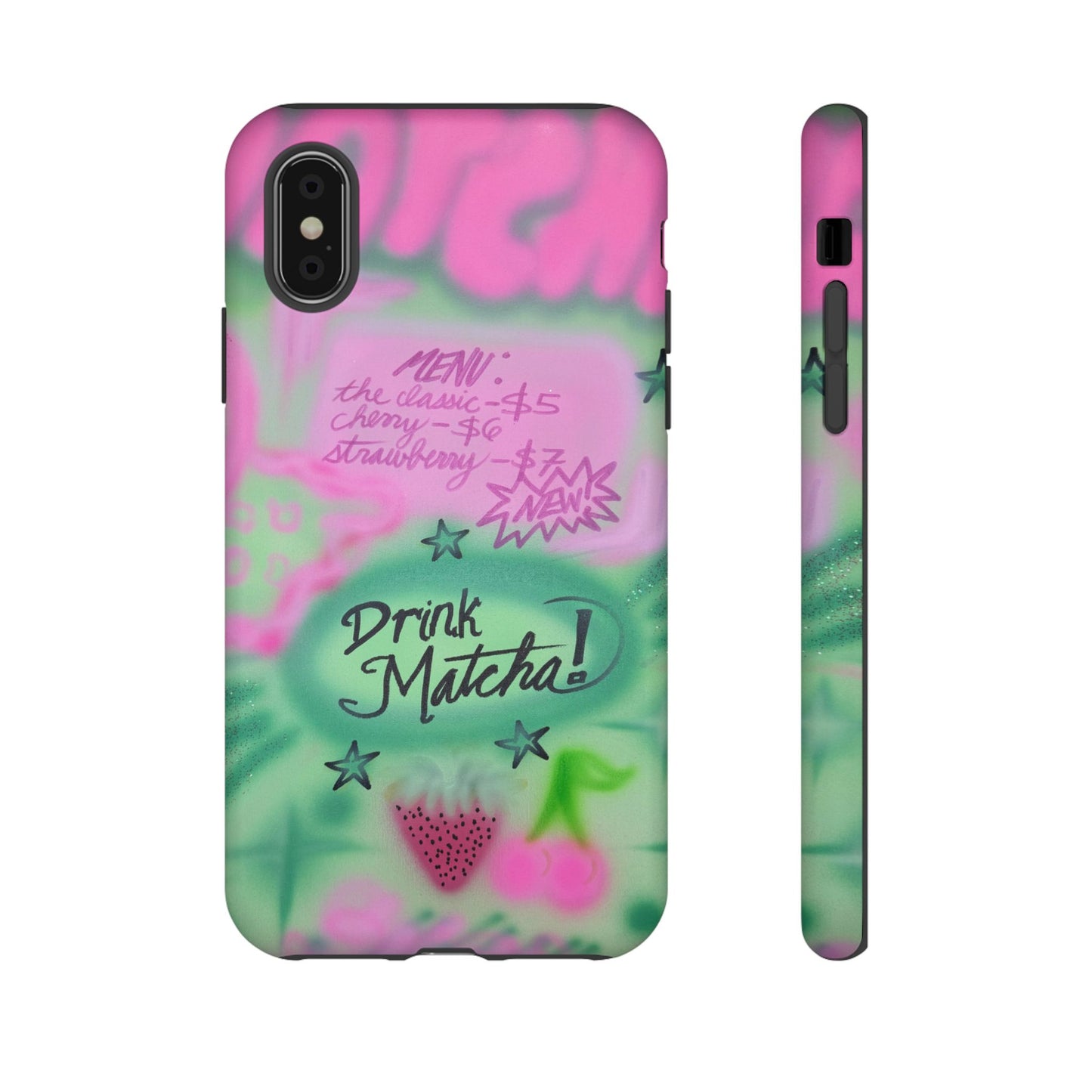 "matcha!" airbrush iPhone case
