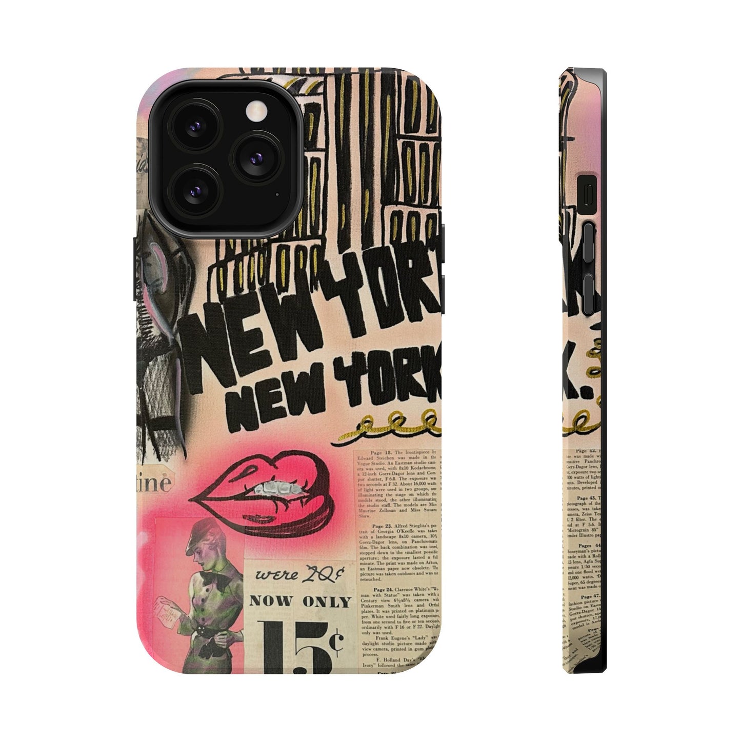 MagSafe "new york, new york" airbrush iPhone case