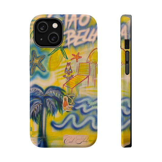 MagSafe "ciao bella" airbrush iPhone case