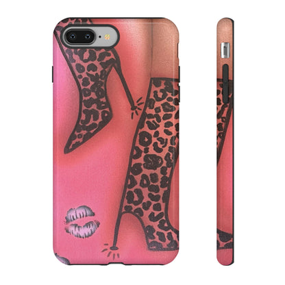 "cheetah boots" airbrush iPhone case